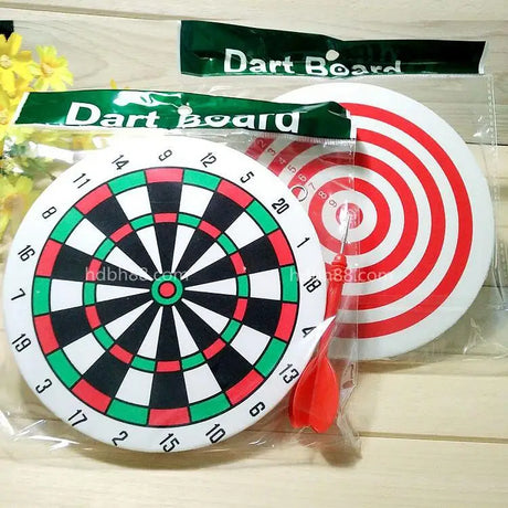 Diameter 29.5cm Darts Target +3 Darts Wall-mounted Two-sided Dual-use Thick Foam Toy Dart Board Suit