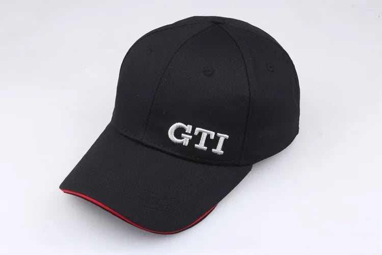 2019 New Fashion High Quality Baseball Cap GTI Letter Embroidery Casual Hat Man Woman Racing Car logo Black Cotton Sport hats