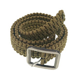 Tactical 550 Paracord Parachute Cord Waist Belt Survival Woven Belt Camping Hunting Hiking Survival Emergency With Metal Buckle