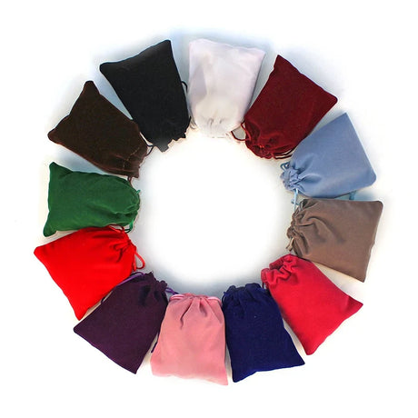 50Pcs 5x7 Velvet Bag Drawstrings Pouches Small size Jewelry Gift Display Packing Bags