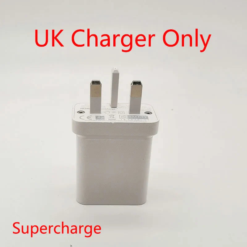 Original Supercharge charger for Huawei P20 p10 pro plus mate 9 10 20 mobile phone charger honor 10 note10 5A super Charge EU