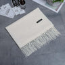 200*70cm High Quality Winter Cashmere Scarf Thicken Warm Pashmina Shawl Wrap Long Tassel Solid Acrylic Wool ShawlS Scarves YR001