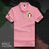 Italy Italia Italian polo shirts men short sleeve white brands printed for country 2017 cotton nation team flag ITA country top