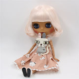 ICY DBS Blyth Doll 1/6 bjd ob24 toy joint body pale pink mix white hair 30cm toy anime girls