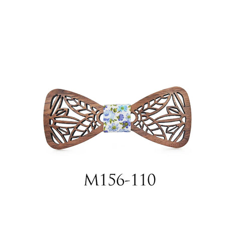 New Design Cute Kids Boys Wood Bow Tie Children Butterfly Type Floral Bow ties Girl Boys Wooden Bow ties Corbatas Para Hombre