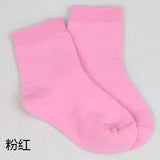 20 Pieces=10 Pairs Children Socks Spring&Autumn Cotton High Quality Candy Colors Girls Socks With Boys Socks 1-9 Year Kids Socks