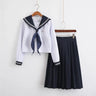 Japanese/Korean Sailor Suit Cosplay Costumes School Uniforms Cute Girls JK Student Clothing Top+Skirts LOLITA COSPLAY JKN2101