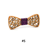 New arrival Fashion Apparel Accessories Ties Boys Wooden Bow ties Kids Children Bowties Butterfly Cravat Wood tie