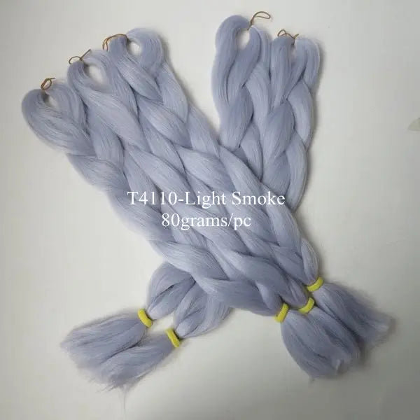 Luxury ForBraiding 3pcs bulk buy Henlon 24inch 60cm Folded Two Three Tone Color Ombre Braiding Synthetic Jumbo Braids