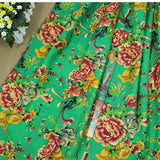 cotton/linen printed fabric chinese traditional Phoenix Peony flower for DIY apparel clothes fabric patchwork decoration textile