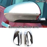 For Nissan Qashqai J10 2007 2008 2009 - 2013 Chrome Front Rear Fog Light Door Bowl Handle Side Mirror Cover Trim Accessories