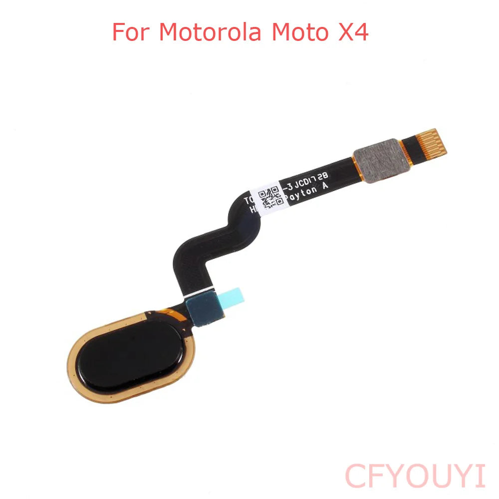 For Motorola Moto X4 Fingerprint Reader Sensor Scanner Touch ID Home Button Key Flex Cable Replacement Part