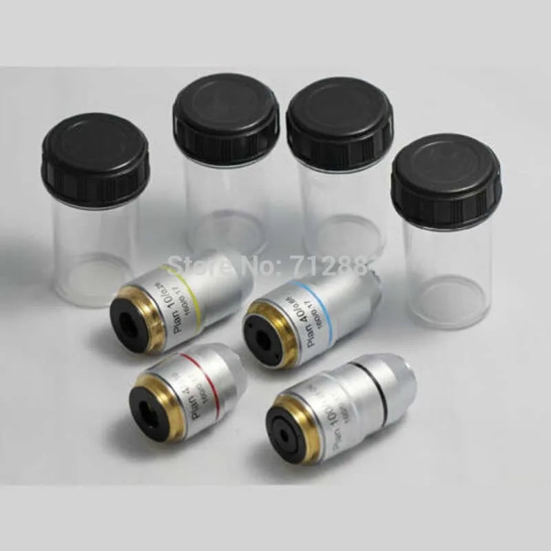 High Quality 4X 10X 20X 40X 60X 100X Plan Achromatic Microscope Objective Lens Biological Microscope Accessories Parts