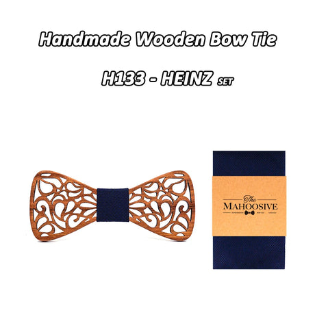 Mahoosive New Floral Wood Bow Ties for Men Bowtie Hollow Butterflies Wedding suit wooden bowtie Shirt krawatte Bowknots Slim tie