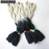 Luxury ForBraiding 3pcs bulk buy Henlon 24inch 60cm Folded Two Three Tone Color Ombre Braiding Synthetic Jumbo Braids