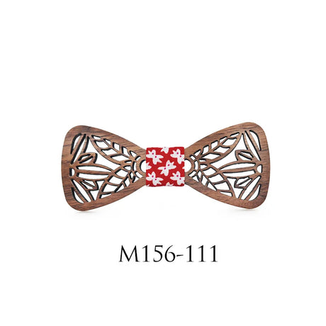 New Design Cute Kids Boys Wood Bow Tie Children Butterfly Type Floral Bow ties Girl Boys Wooden Bow ties Corbatas Para Hombre