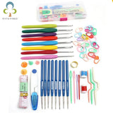 1 Set of Home Use Sewing Tool Set  Crochet Hooks Needles Stitches Knitting Craft Case Crochet Set Case Crochet Set With Case ZXH