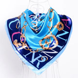 BYSIFA Yellow Green Scarves Bufandas Female Scarfs Shawl Fashion Elegant Satin Square Scarves Fall Winter Brand Silk Scarf Hijab