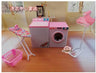 new baby toys doll accessories house furniture Girl birthday gift plastic Play Set dry cleaners Laundry Center for barbie doll