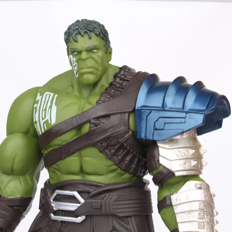 35cm Big Size Avengers Marvel Thor 3 Ragnarok Hands Moveable Hammer Battle Axe Gladiator Hulk BJD Action Figure Model Toy