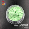 TCT-088 Mermaid  Rainbow Pigment Mirror Pigment Chrome Aurora Chameleon For Nail Art Decorations Makeup Facepaint Manual DIY