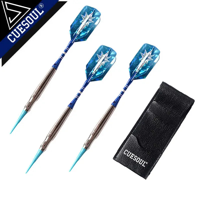 3PCS CUESOUL 18g 17g  Copper Iron Dart Barrel Electronic Soft Tips Dart Aluminum Shafts Dart Bar Games