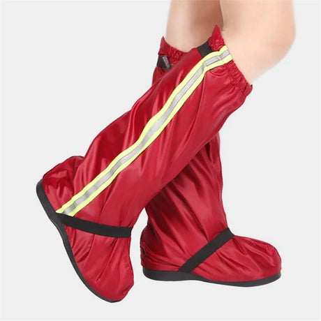 Men Women Shoes Cover Oxford Cloth Waterproof Rain Boots Thick Wear-Resistant Non-Slip Outdoor Travel Case Reusable Covers