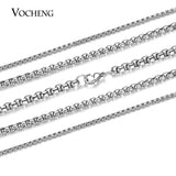 10pcs/lot 316 Stainless Steel Necklace and Bracelet Chain DIY Jewelry Findings Multi Sizes with Lobster Claw Clasps S-005*10