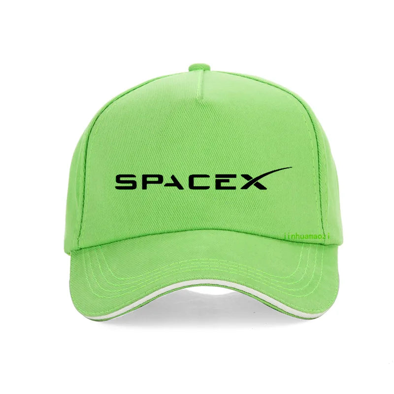 SpaceX Space X Logo cap Men Women 100%cotton car Baseball caps Unisex Hip Hop adjustable Snapback Hat