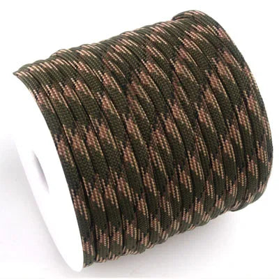 252 Colors 50 M/Spools Paracord 550 Paracord Rope Type III 7 Stand Parachute Cord Outdoor Camping Survival Wind Rope Wholesale