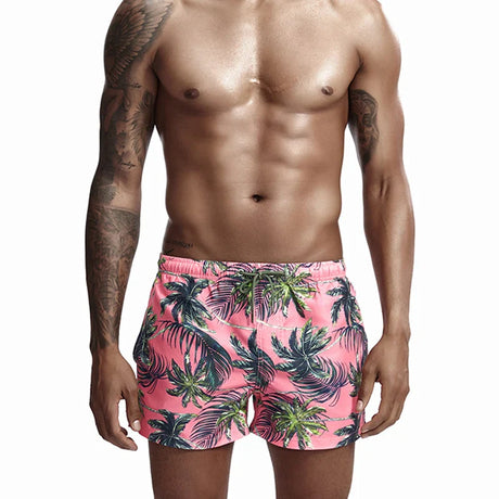 Men's Printed Board Shorts Quick Dry Beach Shorts Swim Trunks Male Bikini Swimwear Surfing Shorts Short De Bain Homme Banadore