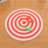 Diameter 29.5cm Darts Target +3 Darts Wall-mounted Two-sided Dual-use Thick Foam Toy Dart Board Suit