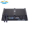 Partaker I3 Rugged Fanless Barebone Mini PC Core i3 i5  Windows 10  ITX Case Embedded Industrial Computer 1 LAN 1 VGA 2 COM