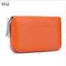 New Arrival Unisex Genuine Leather RFID Protection Credit Card Case Wallet For Man Ladies ID Card Holder Women's Purse