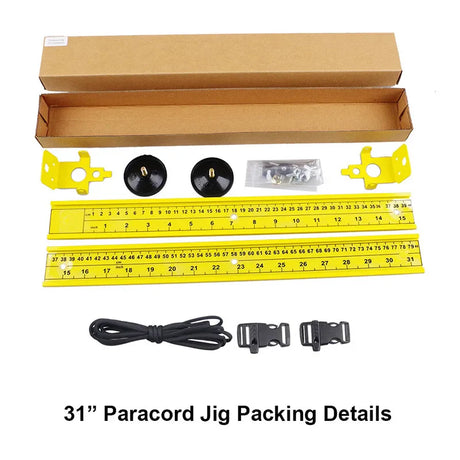 550 Paracord Jig Bracelet Maker Paracord Tool Kit Adjustable Aluminum Weaving DIY Craft Jig  2" to 47"