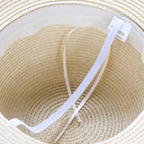 2018summer straw hat women big wide brim beach hat sun hat foldable sun block UV protection panama hat bone