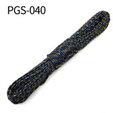 YOUGLE Metallic 550 Paracord Parachute Cord Lanyard with Sparkle Glitter Tracers for Gift Wrap Holiday Decoration DIY Crafting