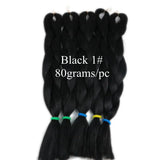 Luxury ForBraiding 3pcs bulk buy Henlon 24inch 60cm Folded Two Three Tone Color Ombre Braiding Synthetic Jumbo Braids