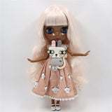 ICY DBS Blyth Doll 1/6 bjd ob24 toy joint body pale pink mix white hair 30cm toy anime girls