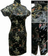 Navy Blue Vintage Chinese Women's Satin Mini Cheongsam Qipao Dress  S M L XL XXL XXXL 4XL 5XL 6XL Mujeres Vestido J4065