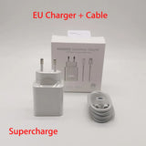 Original Supercharge charger for Huawei P20 p10 pro plus mate 9 10 20 mobile phone charger honor 10 note10 5A super Charge EU