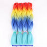 Luxury ForBraiding 3pcs bulk buy Henlon 24inch 60cm Folded Two Three Tone Color Ombre Braiding Synthetic Jumbo Braids