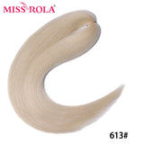 MISS ROLA Synthetic Kanekalon Hair Jumbo Braids 24 Inches100g Yaki Straight Hair Extension Pre Stretched Blonde Pink Wholesale