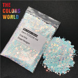 TCT-237 Hexagon Shape Mix Size Nails Glitter Nail Art Decoration Body Glitter Gel Makeup Henna Makeup Handwork DIY Accessoires