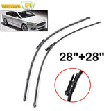 Misima Windshield Windscreen Wiper Blades For Ford Mondeo 5 Front Window Wiper For Ford Fusion 2014 2015 2016 2017 28"+ 28"