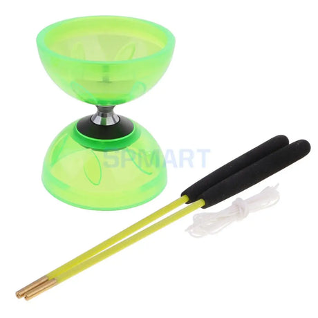 3 Triple Bearing Juggling Diabolo Toy with String Metal Sticks  Yoyo Professional Educational Toy 13/10.5cm Diameter