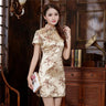 Plus Size 3XL 4XL 5XL 6XL Chinese Qipao Classic Women Satin Cheongsam Oriental Bride Wedding Dresses 2021 New Evening Party Gown