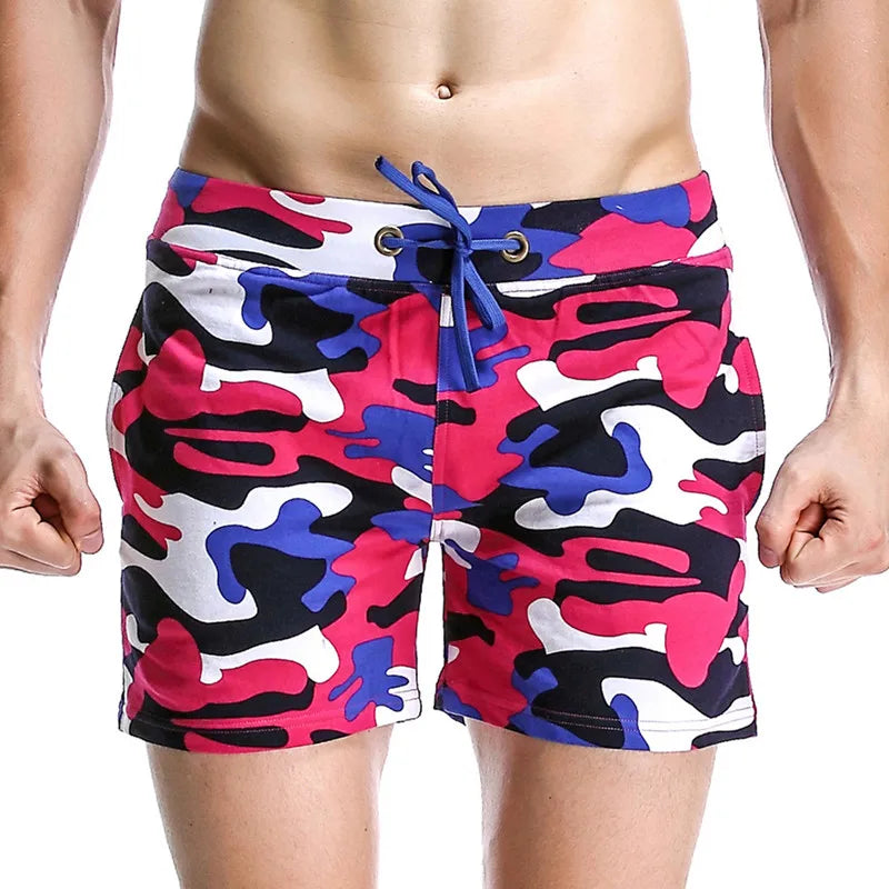 SEOBEAN Men's Camo Casual Shorts Summer Style Fashion Camouflage Cotton Men Shorts Brand Clothing Bottoms