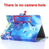 Universal Cover case for PocketBook 740 (InkPad 3) 7.8 inch E-Book 7.8 inch Tablet Cartoon Printed PU Leather Case