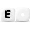 Keep&Grow 100Pcs 12MM Silicone Letter Beads BPA Free Baby Teethers English Alphabet Letters Food Grade Baby Teething Beads